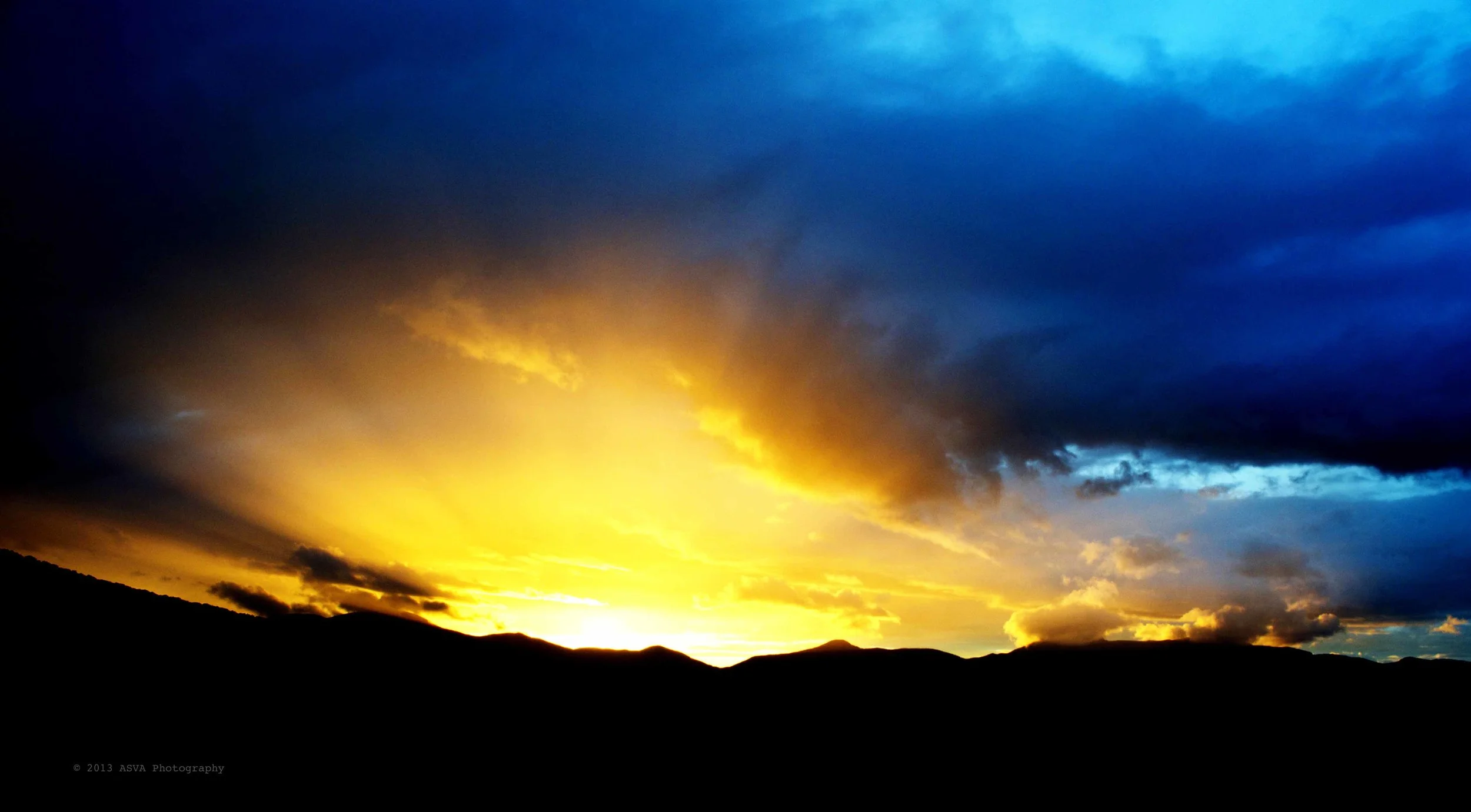 Sunset in Stowe